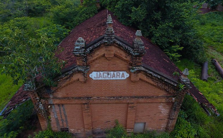 Estação Jaguara, em Sacramento, que era atendida pela Mogiana (Joel Silva/Folhapress)